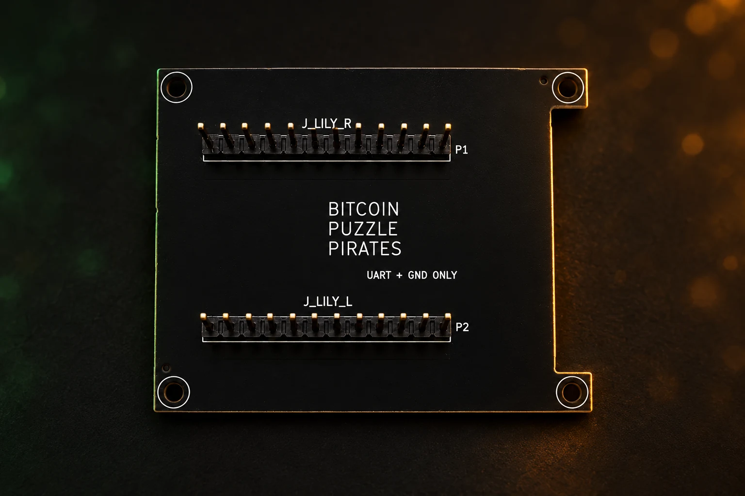 BitBeard connection board – front side
