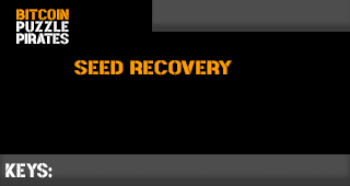 Seed Recovery – unchanged display graphics from the project archive