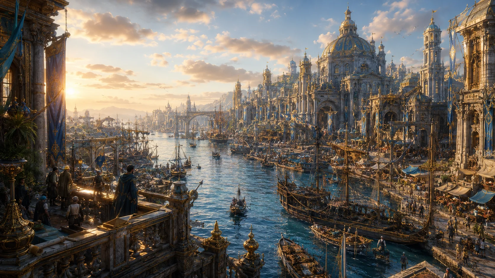 Between houses and ships