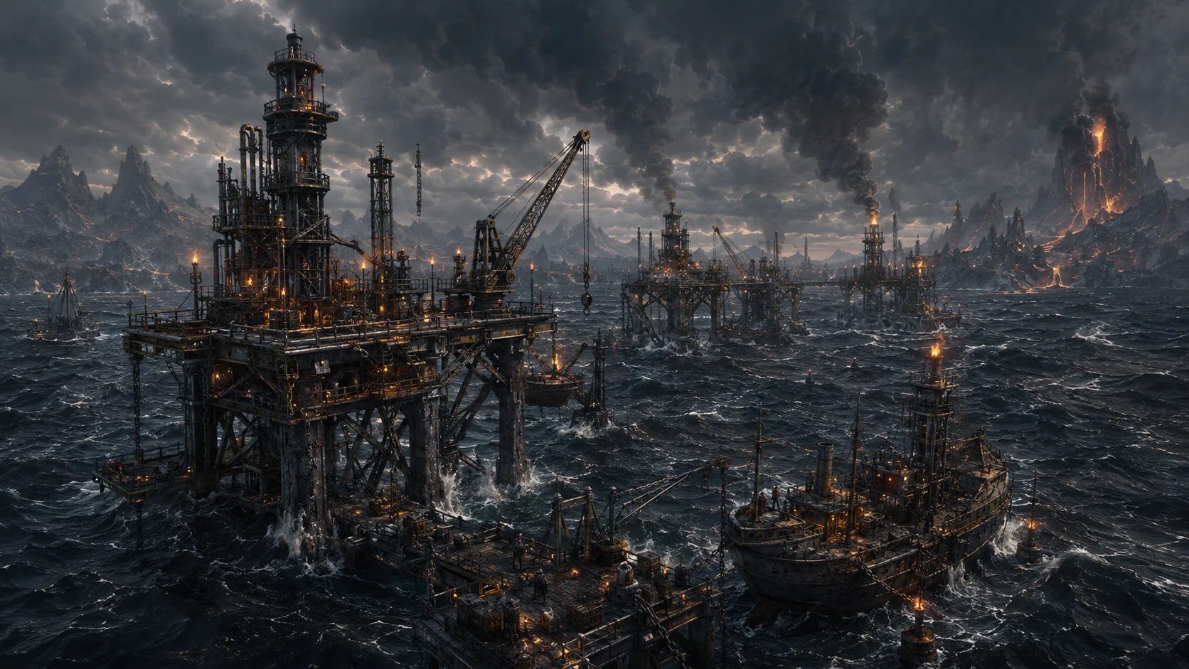 At the Industrial Harbor