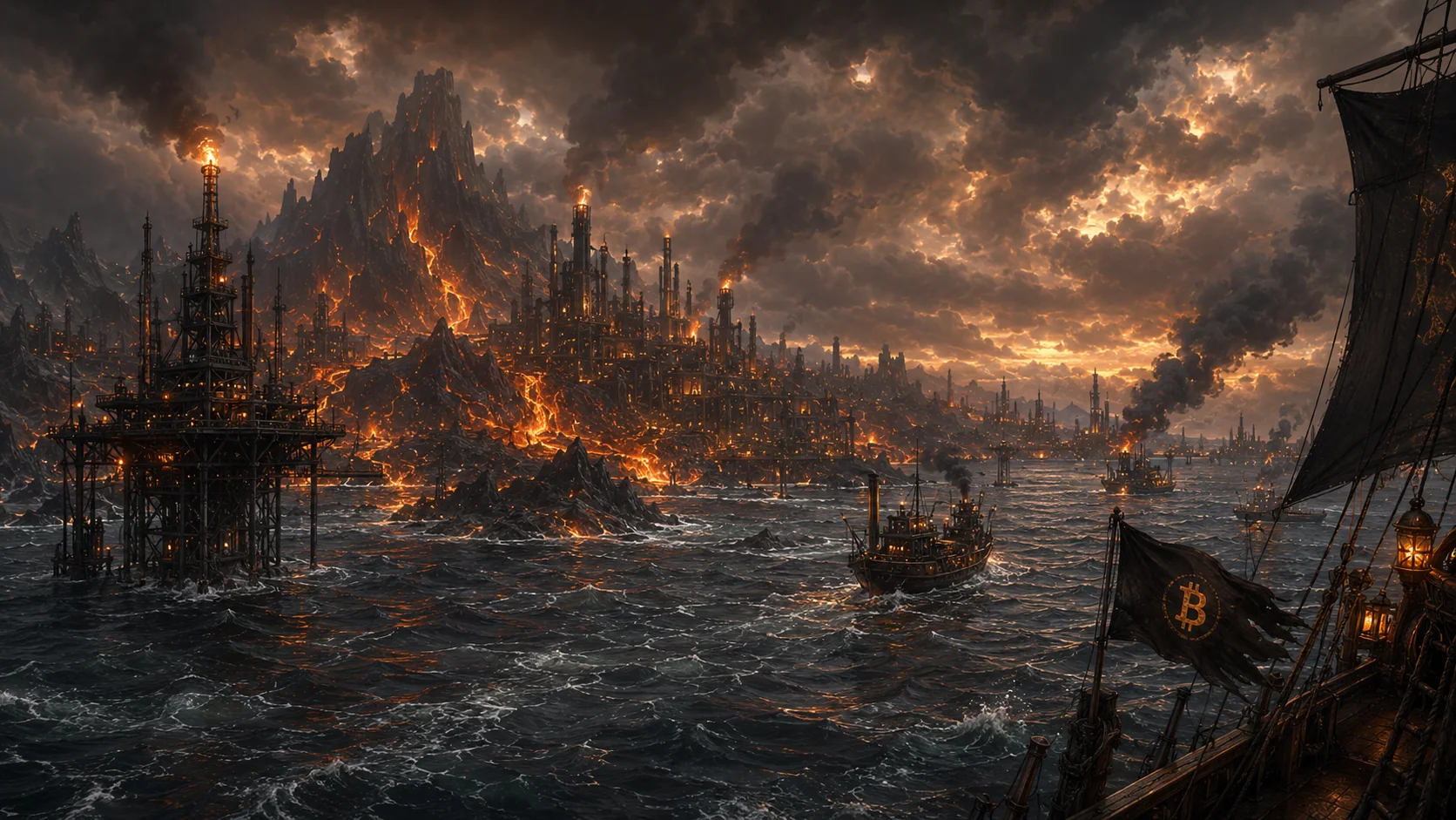 Ships before the forges