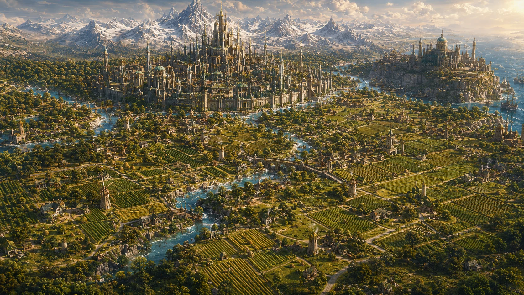 Green Valleys and Towers