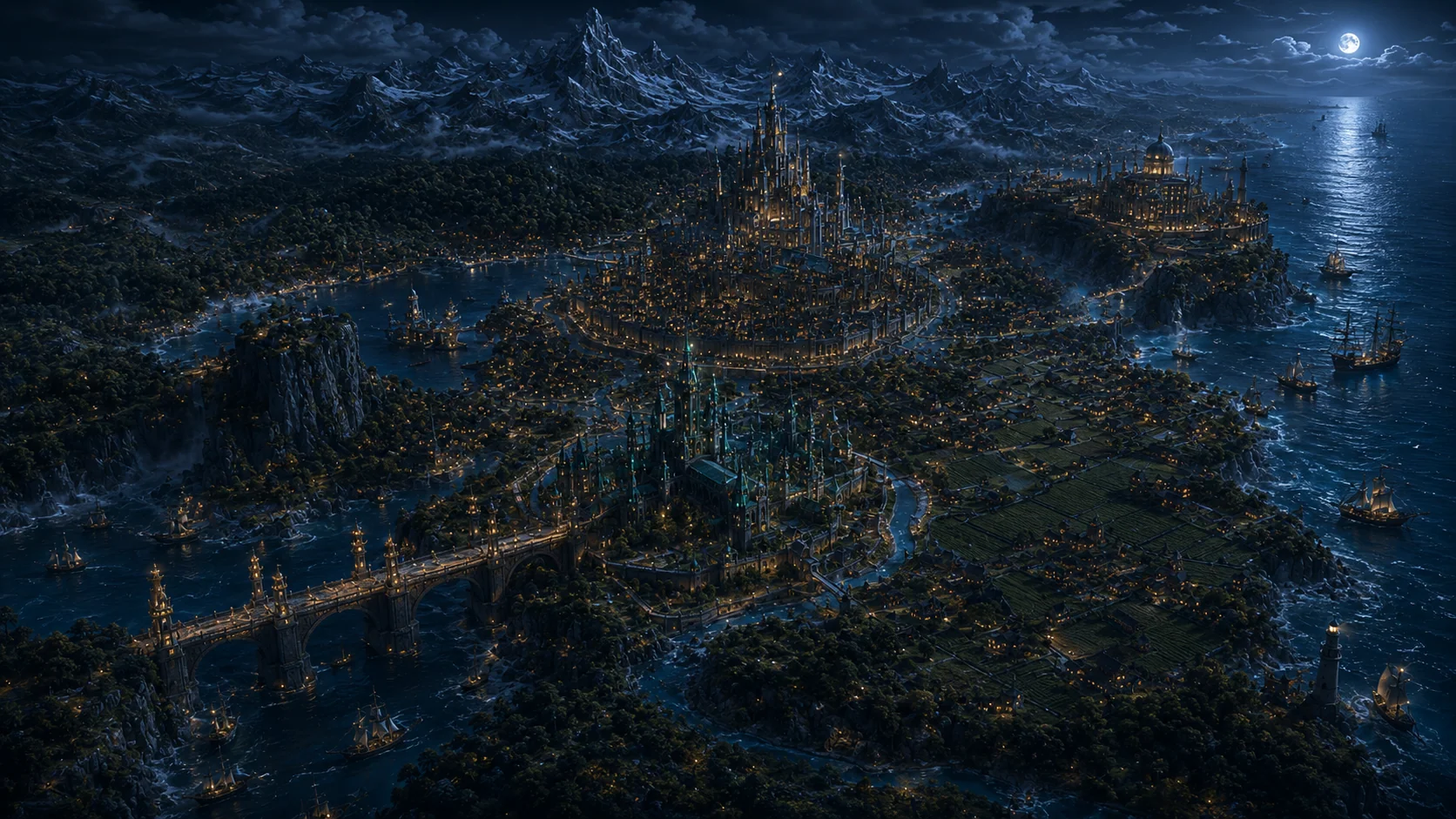 The Crown Under Moonlight