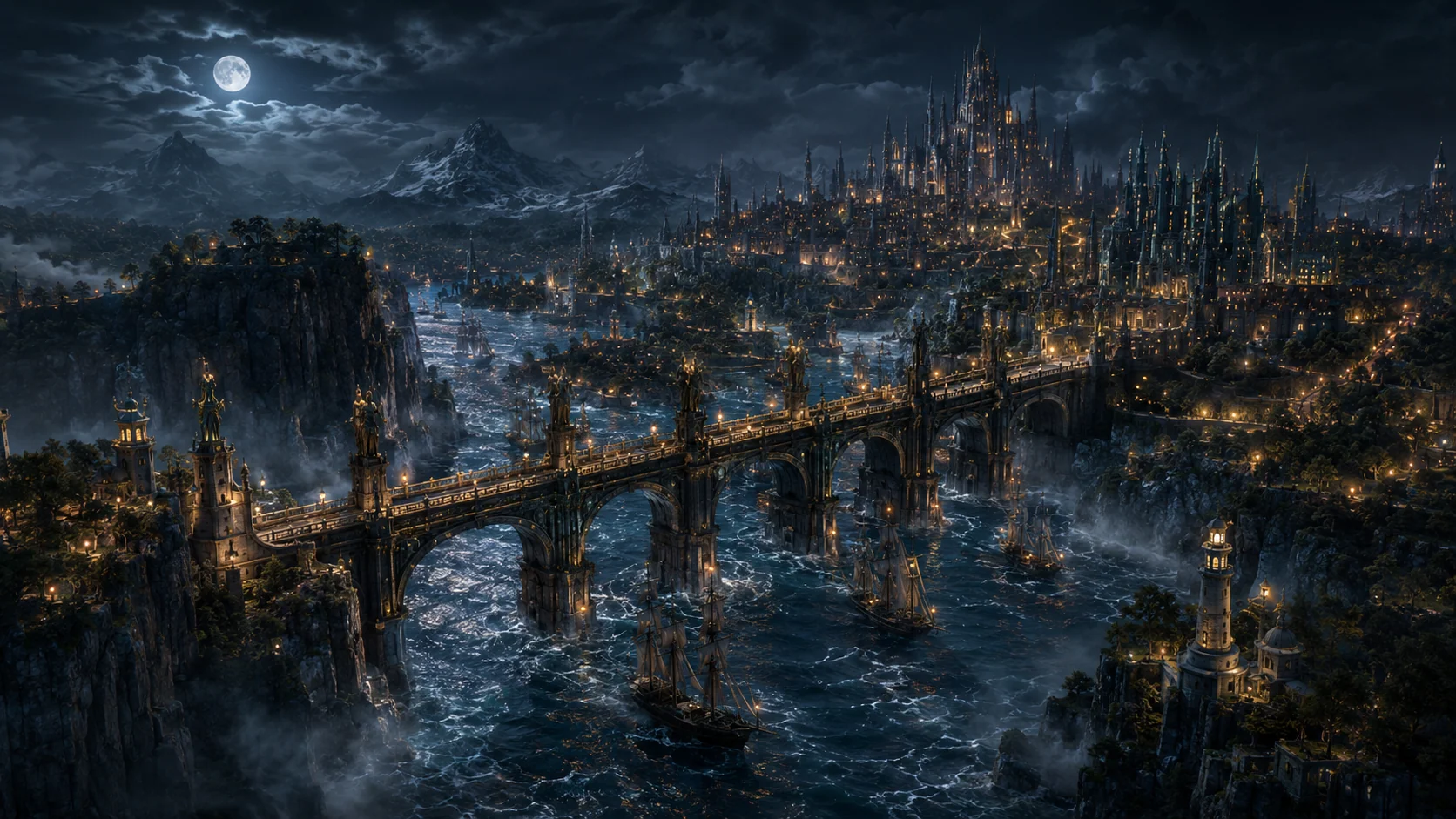Paths in the Night