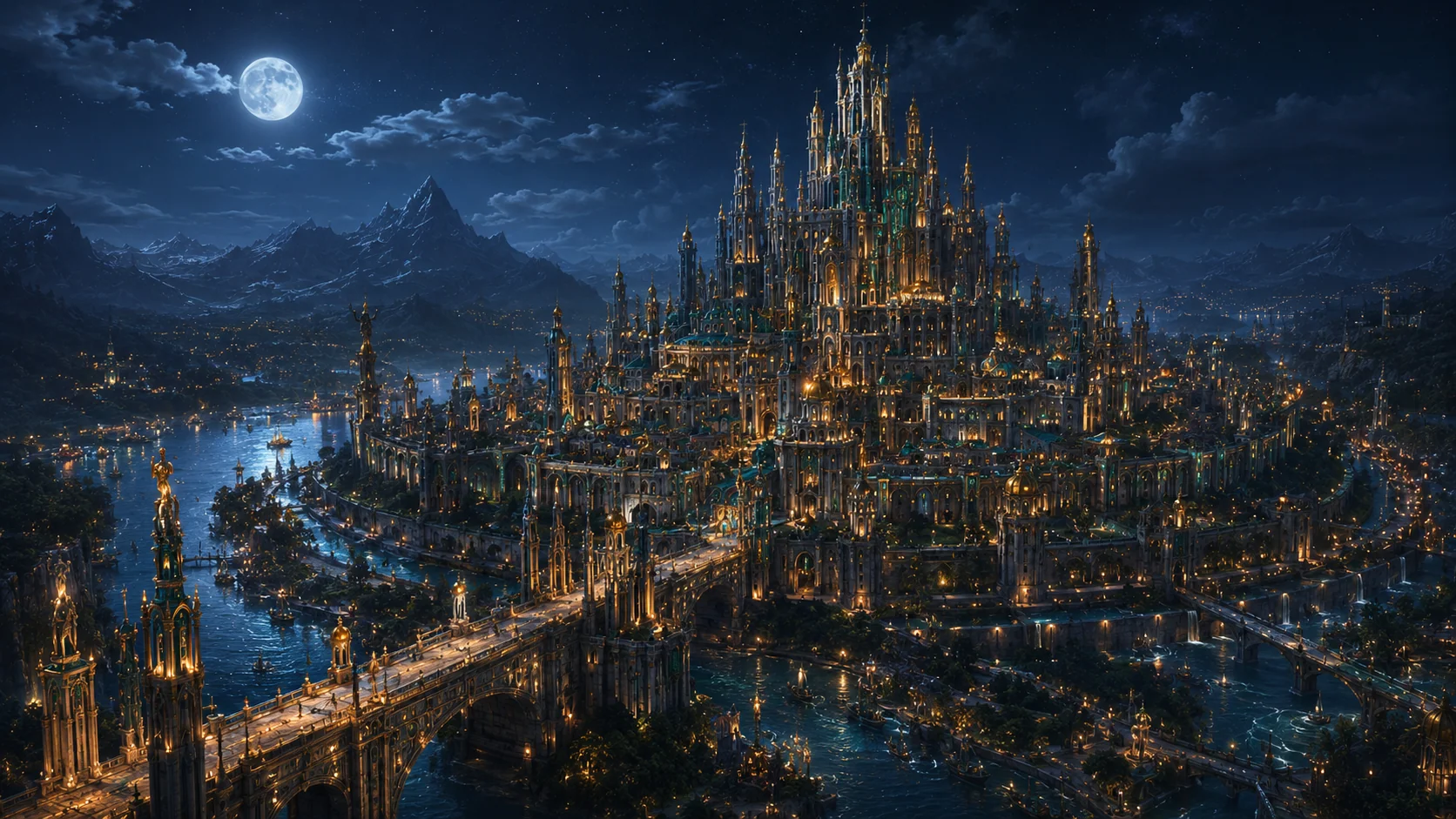The City Crown at Night