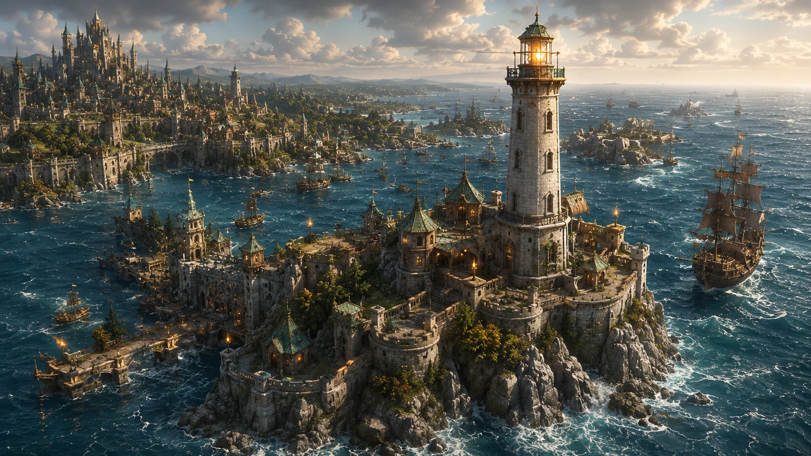 The Lighthouse by the Coast