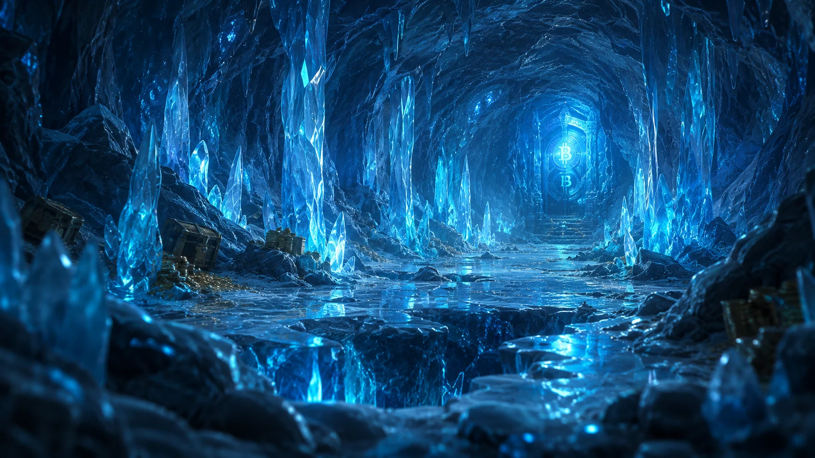 Under the Blue Ice Vault