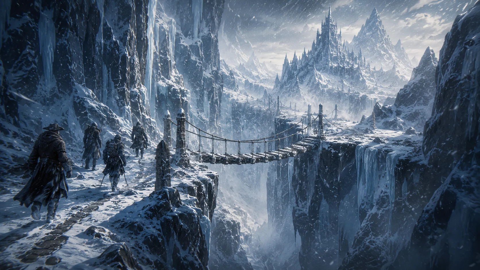 The Bridge in the Glacier Pass