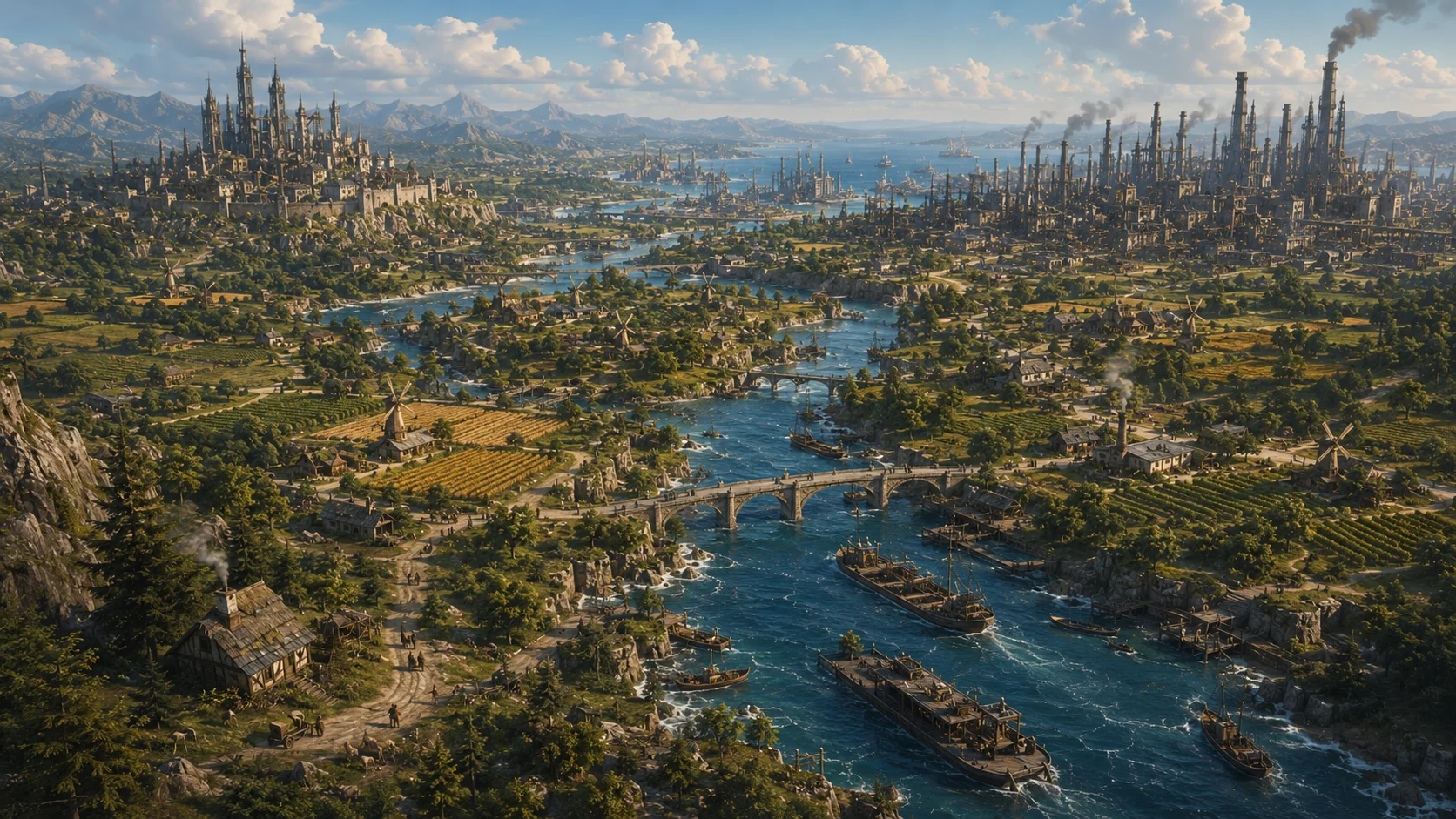 Rivers and Trade Routes