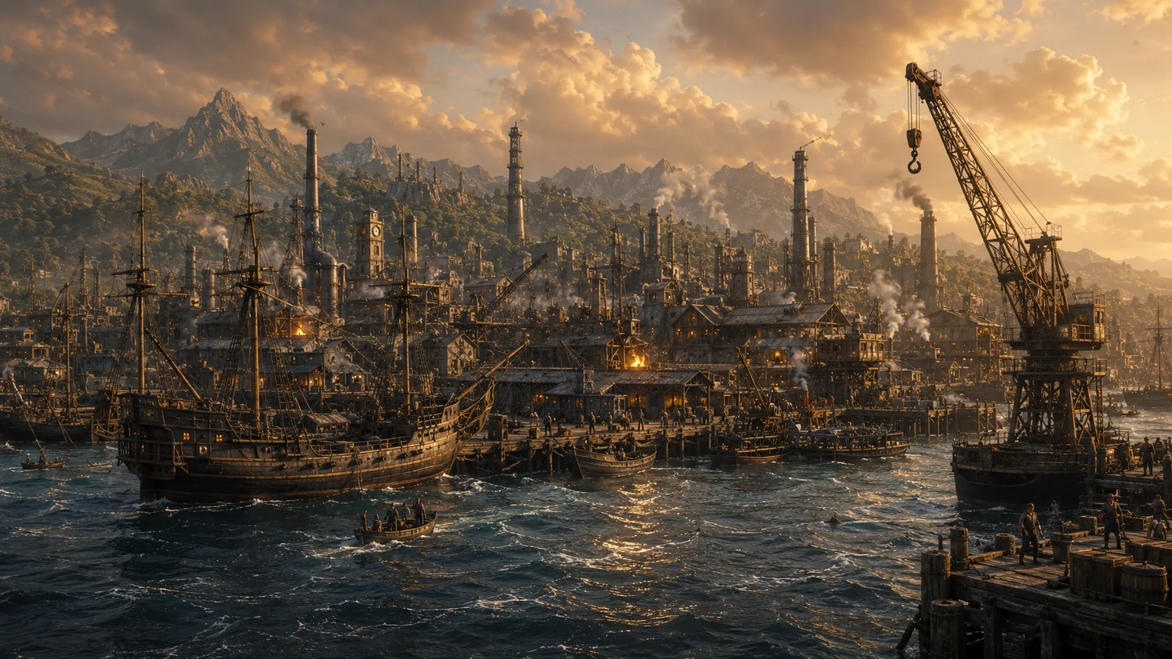 Port BitBeard at Sunset