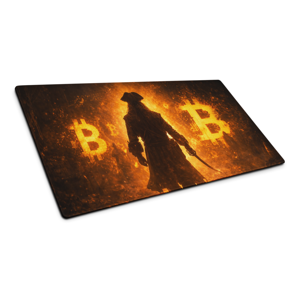 Bitcoin Conqueror – Rise Through the Flames Gaming Mouse Pad - Image 11